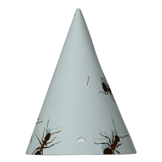 Chaotic Red Ants Stilvolles Muster Partyhütchen (Rechts)