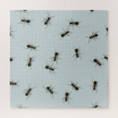 Chaotic Red Ants Stilvolles Muster Puzzle (Horizontal)