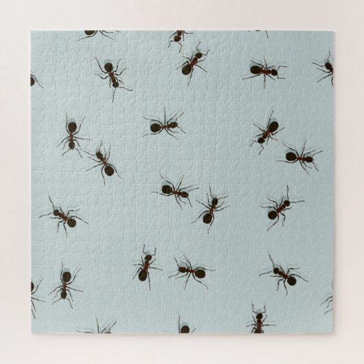 Chaotic Red Ants Stilvolles Muster Puzzle (Vertikal)