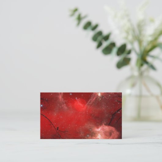 Chaotic Red Visitenkarte (Stehend Vorderseite)