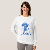 Chaotic - Retro Sketch Style T-Shirt (Vorne ganz)