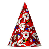 Chaotic Santa Carry Sack Collage Muster Partyhütchen (Links)