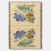 Chaotic Trash Gremlin, sleepy raccoons Decke (Vorderseite Vertikal)