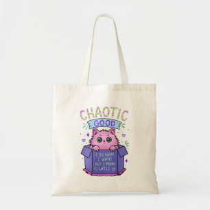Chaotisch Gute Katze   Ich Tue Was Ich Will Tragetasche