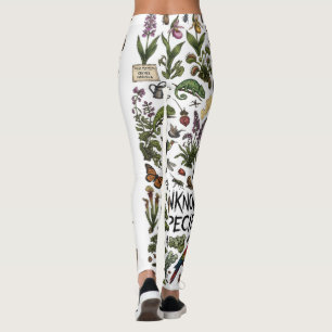 Chaotische Botanica Surreal Ökologien Illustration Leggings