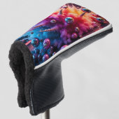 Chaotische Explosionen Golf Headcover (3/4 Vorderseite)