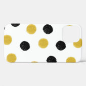 Chaotische Goldpunkte: Vintager Splash. Case-Mate iPhone Hülle (Rückseite (Horizontal))