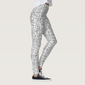 Chaotische Linien Leggings (Rechts)