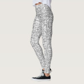 Chaotische Linien Leggings (Links)