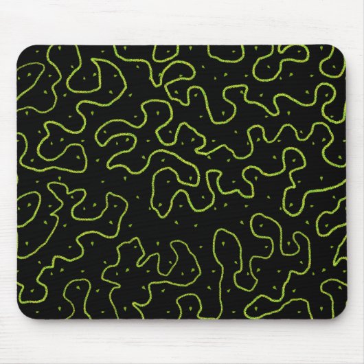 Chaotische Linien Mousepad (Vorne)