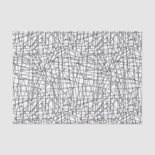 Chaotische Linien Seidenpapier (Vorderseite)