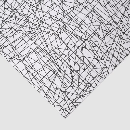 Chaotische Linien Seidenpapier (Ausschnitt)