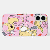 Chaotische Süssen Liebe & Mayhem Case-Mate iPhone Hülle (Rückseite (Horizontal))