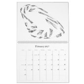 Chaotischer Attractor Kalender (Feb 2027)