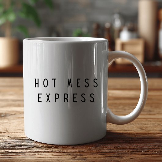 CHAOTISCHER EXPRESS Lustig  Kaffeetasse
