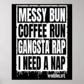 chaotischer Kaffeefluss Poster (Vorne)