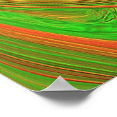 Chaotischer Wirbel. Poster (Ecke)