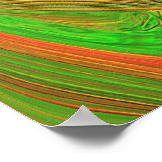 Chaotischer Wirbel. Poster (Ecke)