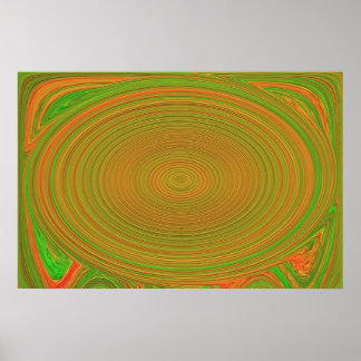 Chaotischer Wirbel. Poster