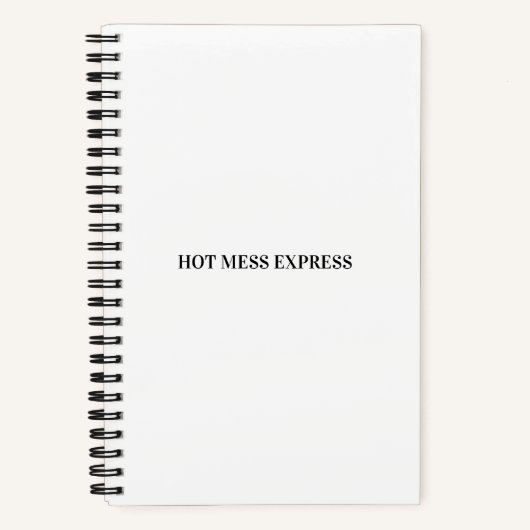 CHAOTISCHER ZUG EXPRESS NOTIZBLOCK (Vorderseite)