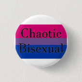 Chaotisches bisexuelles button (Vorderseite)