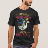 Chaotisches DnD-Frosch-Gans-Meme-Design T-Shirt (Vorderseite)