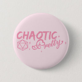 Chaotisches hübsches button