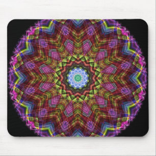 Chaotisches Stern-Kaleidoskop Mousepad