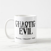 "Chaotisches Übel " Kaffeetasse (Links)