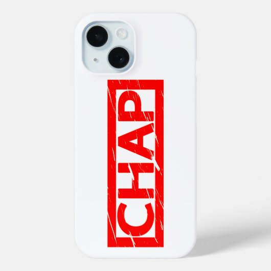 Chap-Briefmarke Case-Mate iPhone Hülle (Rückseite)