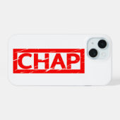 Chap-Stempel iPhone 15 Hülle (Rückseite (Horizontal))