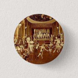Chapa Art Deco Night Club (Golden Edition) Button