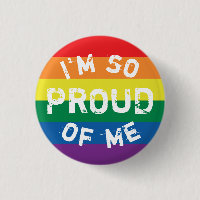 Chapa Bandera Orgullo Gay So Proud - Liebe ist Lie