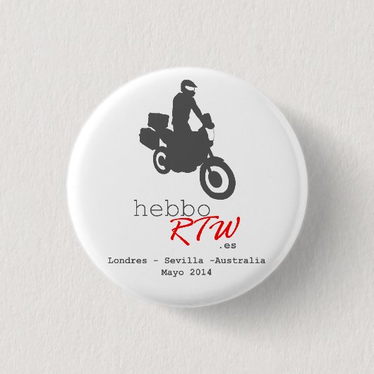 Chapa de HebboRTW Button (Vorderseite)
