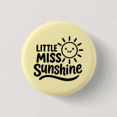 Chapa divertida – Little Miss Sunshine Button (Vorderseite)