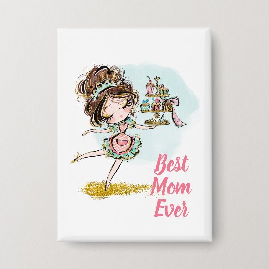 Chapa para mamá button (Vorderseite)