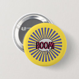 Chapa redonda Boom! Button