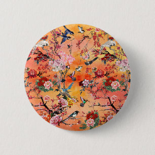 Chapa Redonda De 5 cm Privatgarten Chinesisch (II) Button