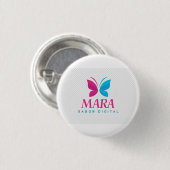 Chapa “Sabor Digital” – Mara Collection Button (Vorne & Hinten)