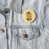 Chapa sandía skater divertida verano button (Beispiel)