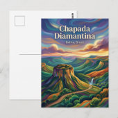Chapada Diamantina Brasilien Postkarte (Vorne/Hinten)