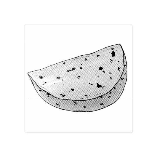 Chapati Roti Indian Food Brot Brot Brot Bäckerei Gummistempel (Prägung)