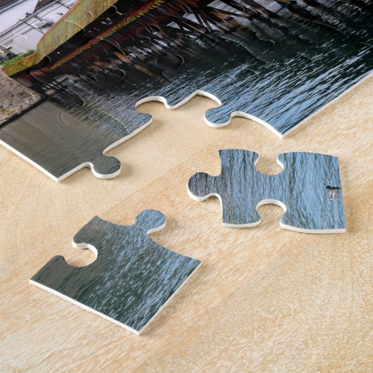 Chapel Bridge - Mt. Pilatus - Luzern Switzerland Puzzle (Seite)