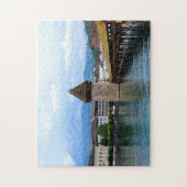 Chapel Bridge - Mt Pilatus - Luzern Switzerland Puzzle (Vertikal)