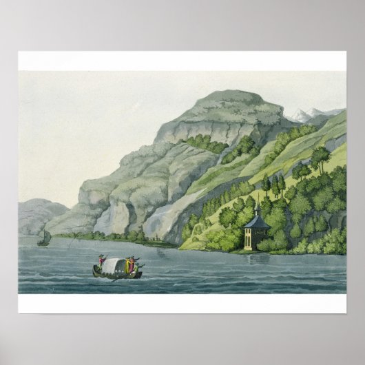 Chapel of William Tell, from 'Customs of the Vario Poster (Vorne)