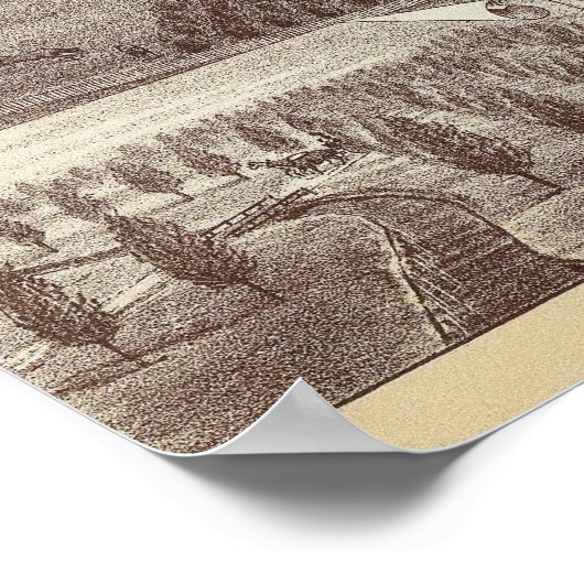 Chapin Fruit Ranch Poster (Ecke)