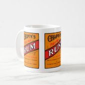 Chapins Rum-Label Kaffeetasse (Vorderseite Links)