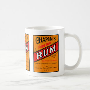 Chapins Rum-Label Kaffeetasse