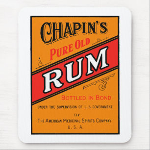 Chapins Rum-Label Mousepad