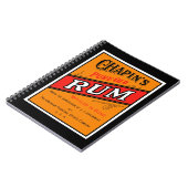 Chapins Rum-Label Notizblock (Linke Seite)